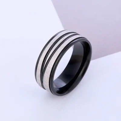 Stainless Steel Ring Fashion Jewelry Healthcare Hand String Slimming Magnetic Therapy Weight Loss Ring Bagues Men Women