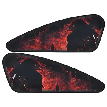 

Tank Pads Sticker Fuel Tank Stickers Side Panel Traction Pad Sticker Fits For Harley Sportster XL 883 1200 Softail Dyna Bobber