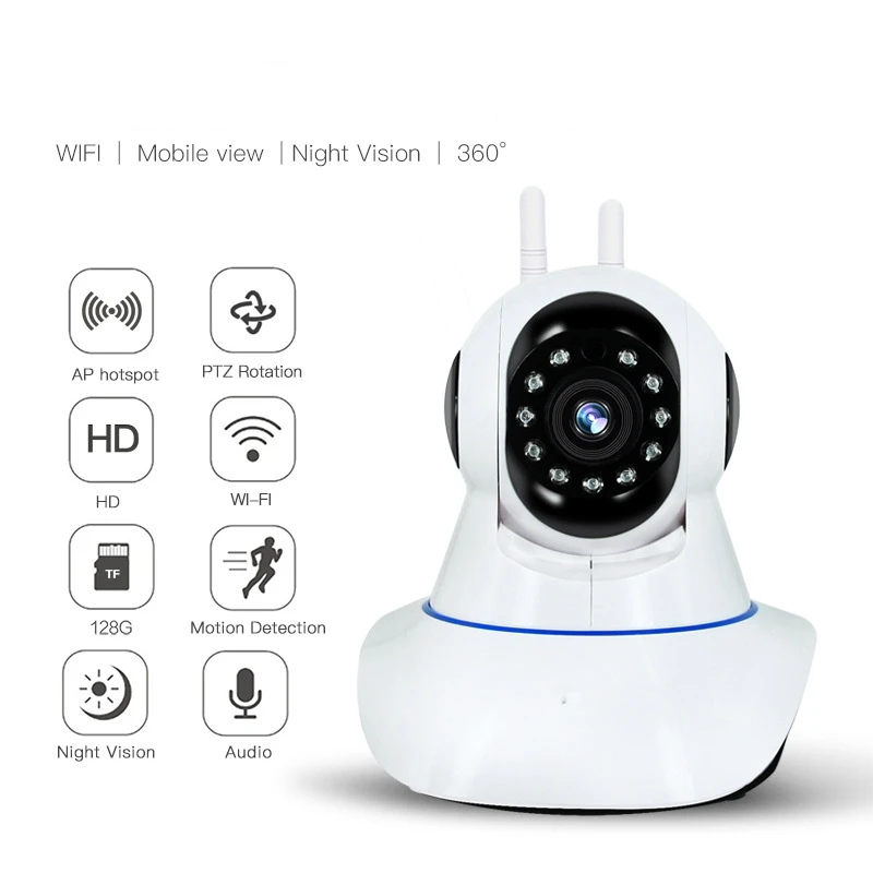 

Reebeen V380 Home Security IP Camera Wireless Smart WiFi Camera WI-FI Audio Record Surveillance Baby Monitor HD Mini CCTV Camera