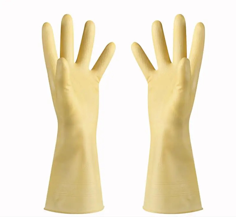Household Car Washing, Dishes Washing, PVC Waterproof Clean Laundry, Thickening Household Kitchen Rubber Gloves071