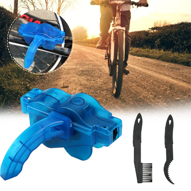 

1 × Bicycle Chain Cleaning Tool Bicycle Chain Cleaning Bicycle Machine Scrubber Cleaning Brush Washing Kit MTB Bike Wheel Washer