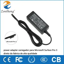 12v 2.58a 30w adaptador de carregador de energia para microsoft surface pro 3 carregador tablet ac carregador de parede adaptador tablet carregador