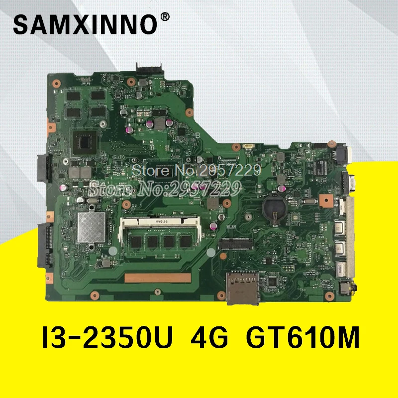 

For Asus X75V X75VC X75VD X75VD1 Motherboard X75VB Mainboard I3-2350U 4G Memory GT 610M HD 4000 On board 100% Work S-6