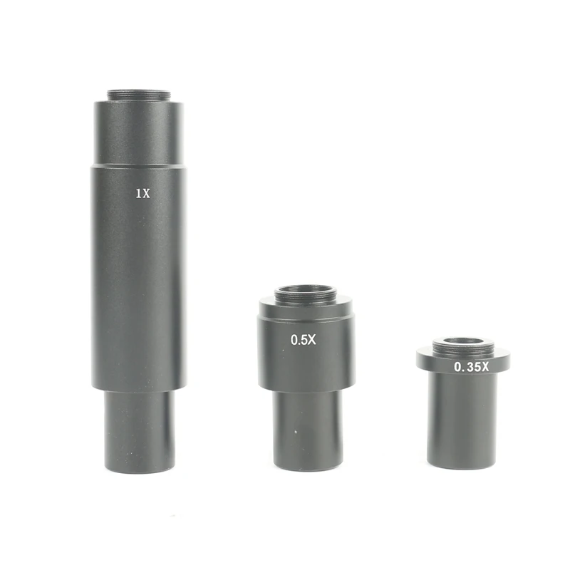 CCD industry microscopio 0.35X 0.5X 1X однообъективный зум C-mount адаптер объектив для 10A 0.7X до 4.5X