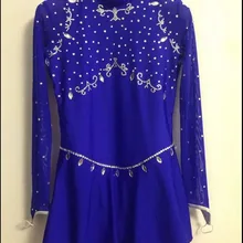 Взрослый Рисунок платье для соревнований на коньках модная новая брендовая одежда для катания на коньках для женщин DR3388