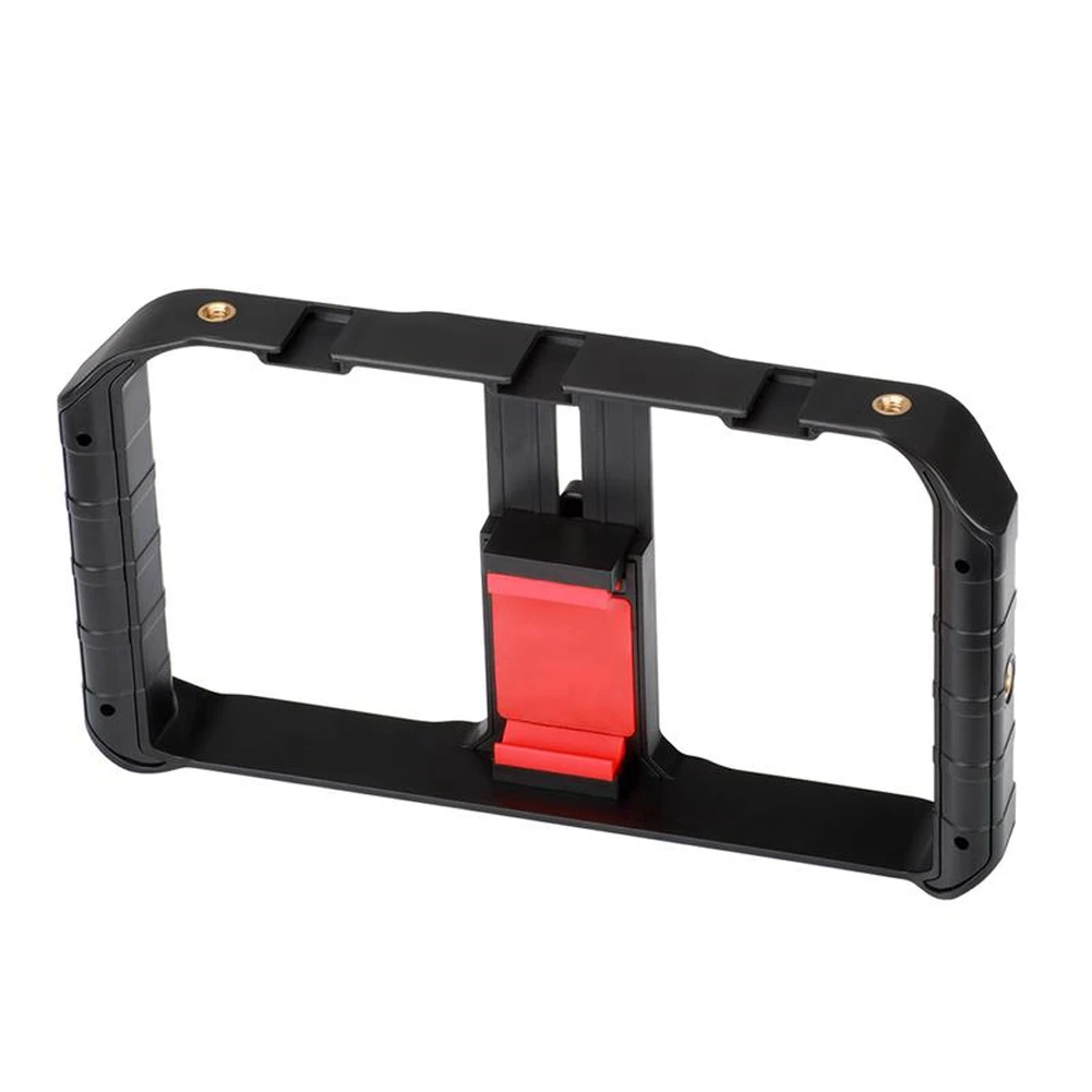 

Videographer Handheld Filmmaking Case Camera Phone Holder Mount Tripod Grip Video Rig Stabilizer