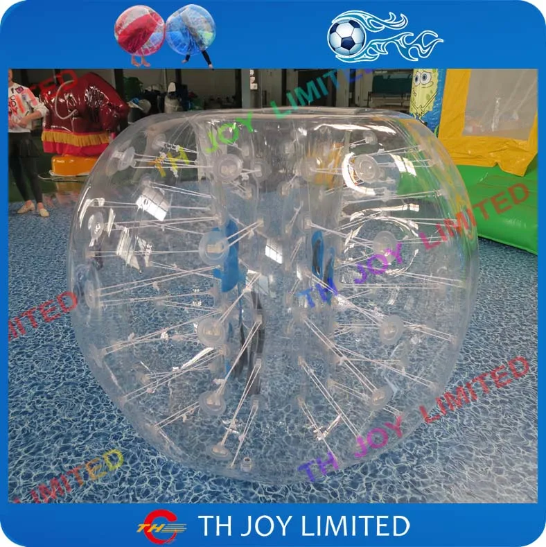 

Free air Shipping!10pcs balls +1pc free pump 1.5m soccer ball human soccer ball, hamster bubble football, human bumper ball