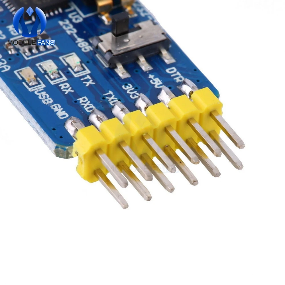 USB CP2102 к TTL RS232 RS485 взаимный преобразователь 6 в 1 преобразовательная плата