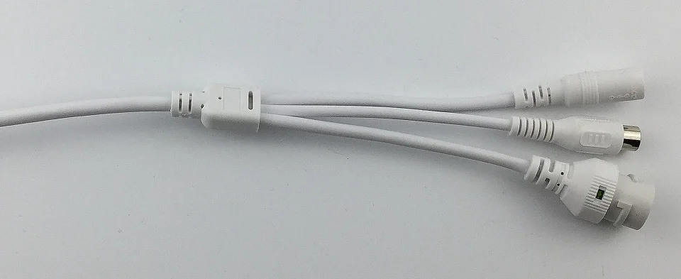 

AC DC Connector to Stripped Wire end CCTV Power Video Audio Cable with Terminals for CCTV Camera PCB Board Free Ship