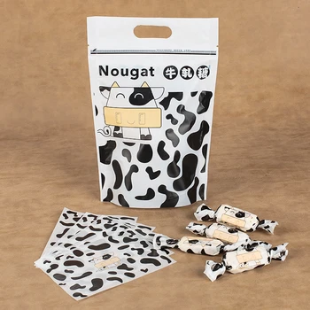 

100pcs ziplock bags Biscuit bagged beef sugar packing bag food/beef/ candy/ wrapper hand bags