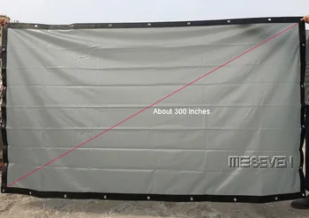 

Factory Supply 300 inch 4:3 Foldable Translucent PVC Rear/Behind/ Projection Screen For Large-scale exhibition or outdoor movie
