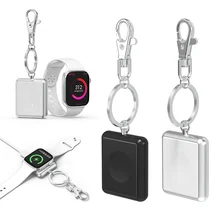 Мини беспроводное зарядное устройство с кабелем для Apple Watch 1 2 3 4 Металл+ закаленное стекло Беспроводная Магнитная Зарядка для часов 4 3 2 1