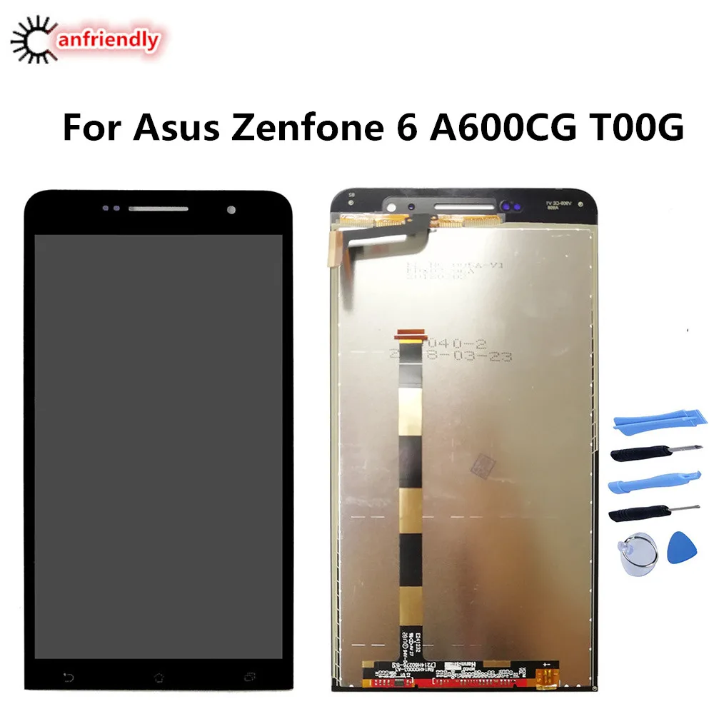 ЖК-дисплей и сенсорный экран для ASUS Zenfone 6 A600CG T00G сменный дигитайзер в сборе