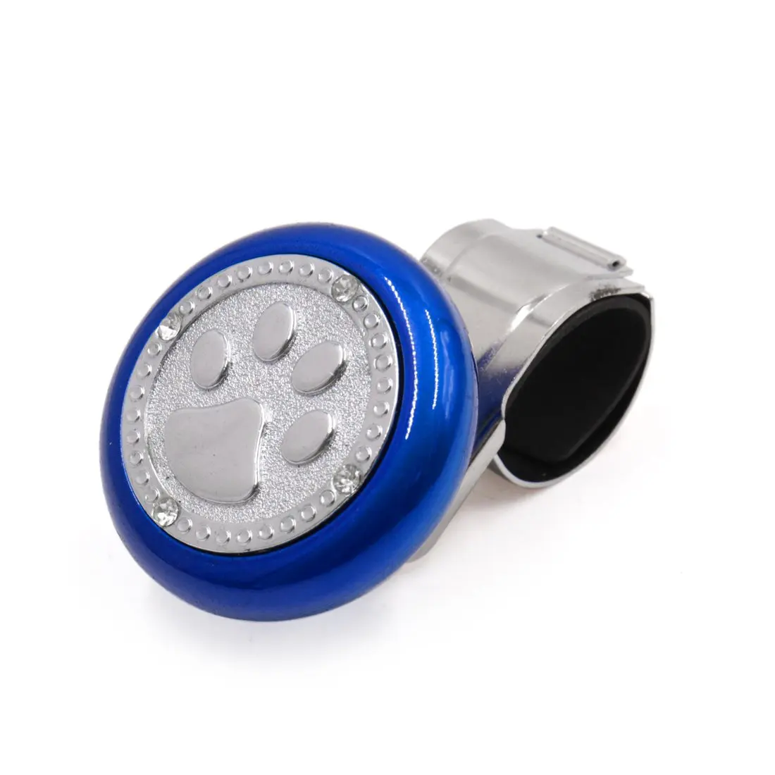 Uxcell отпечаток ноги Стиль Автомобиля Рулевого Колеса Suicide Spinner Ручка синий