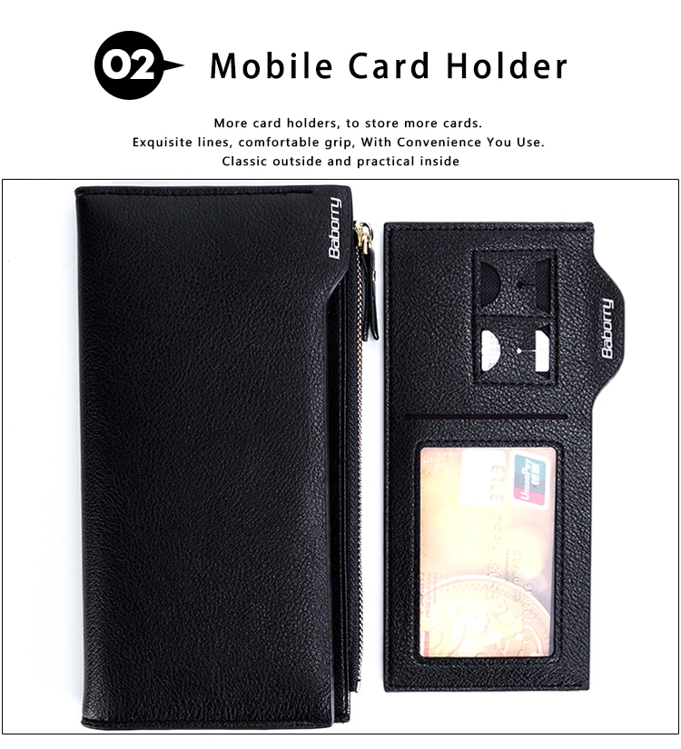 Кошельки для мужчин кошельки с карманом ID держатель для Карт RFID Блокировка мини тонкий длинный кошелек автоматический всплывающий кошелек для кредитных карт