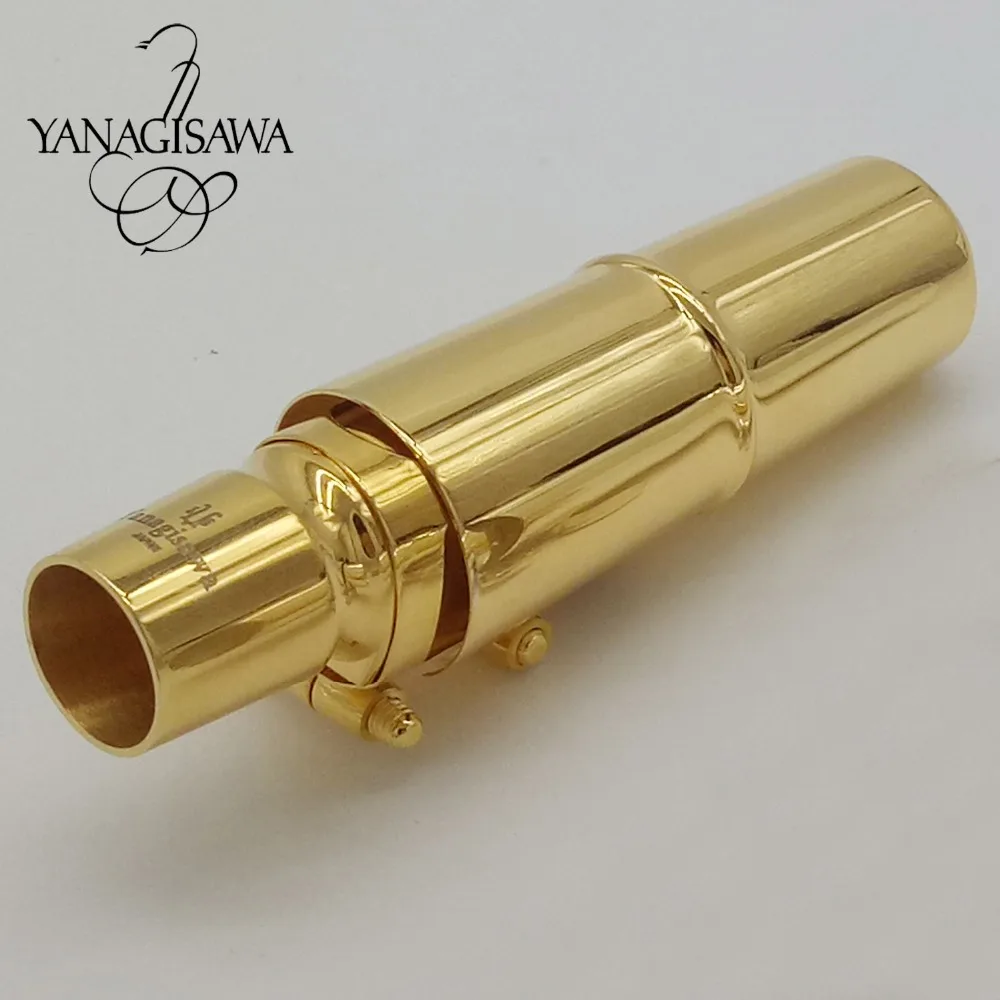 

Brand New Yanagisawa Metal Mouthpiece Tenor Soprano Alto Saxophone Professional Mouthpiece Sax Advanced Gold Lacquer NO. 56789