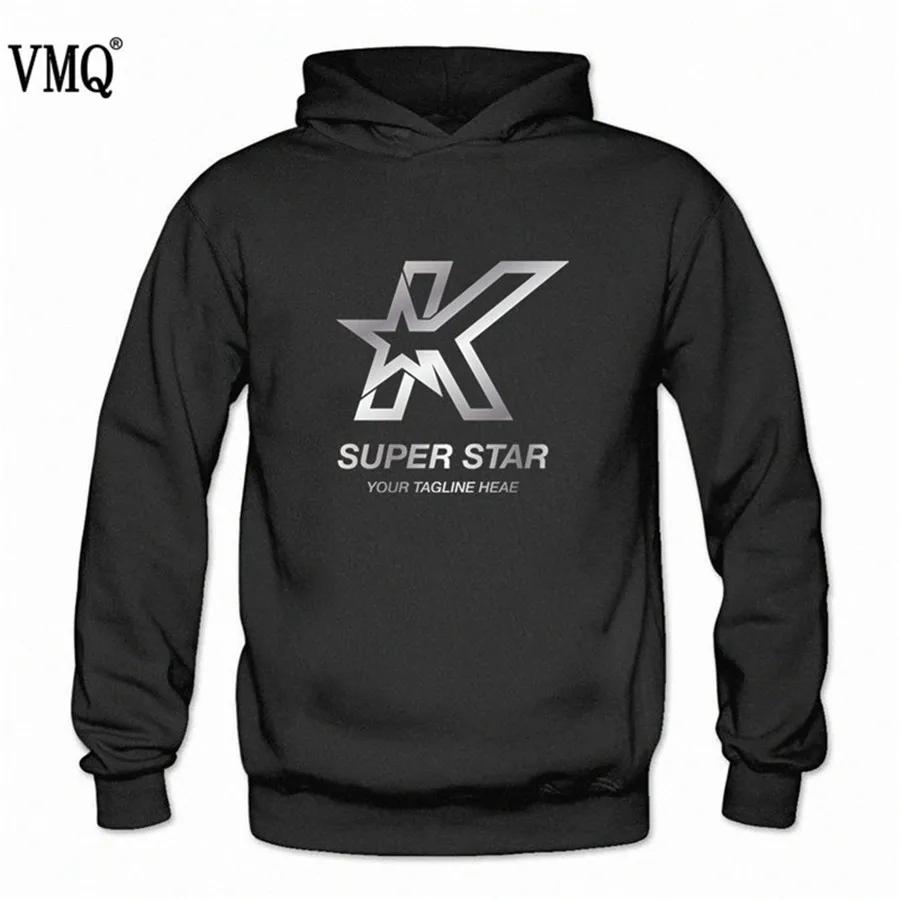 VMQ Brand 2017 Winter New Fashion Clothing Letter K Star logo printed