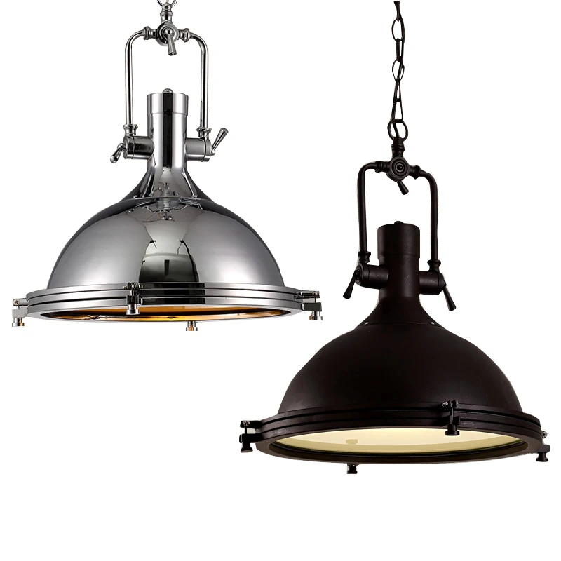 Adjustable chain pendant lamp retro loft lamp dining room office internet bar club pub cafe lights