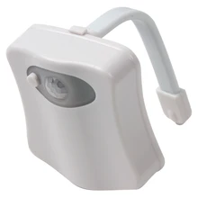 8 Colors Portable Seats LED Light Toilet Lamp Energy Saving Reliable Human Motion Dection Sensor Automatic Bowl Bathroom Lamp