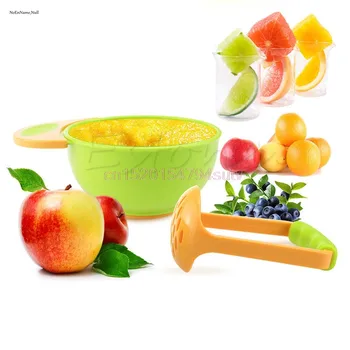 

Baby Mill Grinding Bowl Kids Handmade Grinding Food Learn #h055#