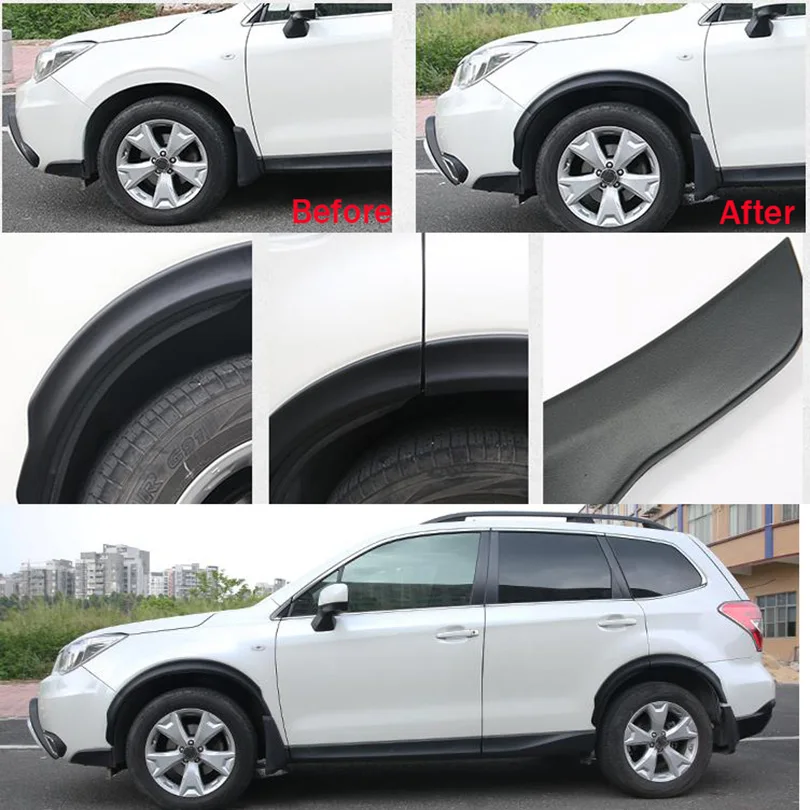 10 шт. защитные накладки на передние и задние своды для Subaru Forester 2013 2014 2015 2016
