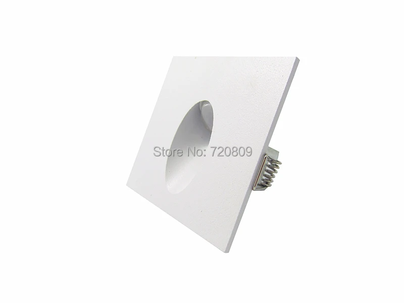 

20pcs/lot Free Shipping 1w LED Square White Stair Walkway Wall Corner Indoor Lamp Warm White 85-265V