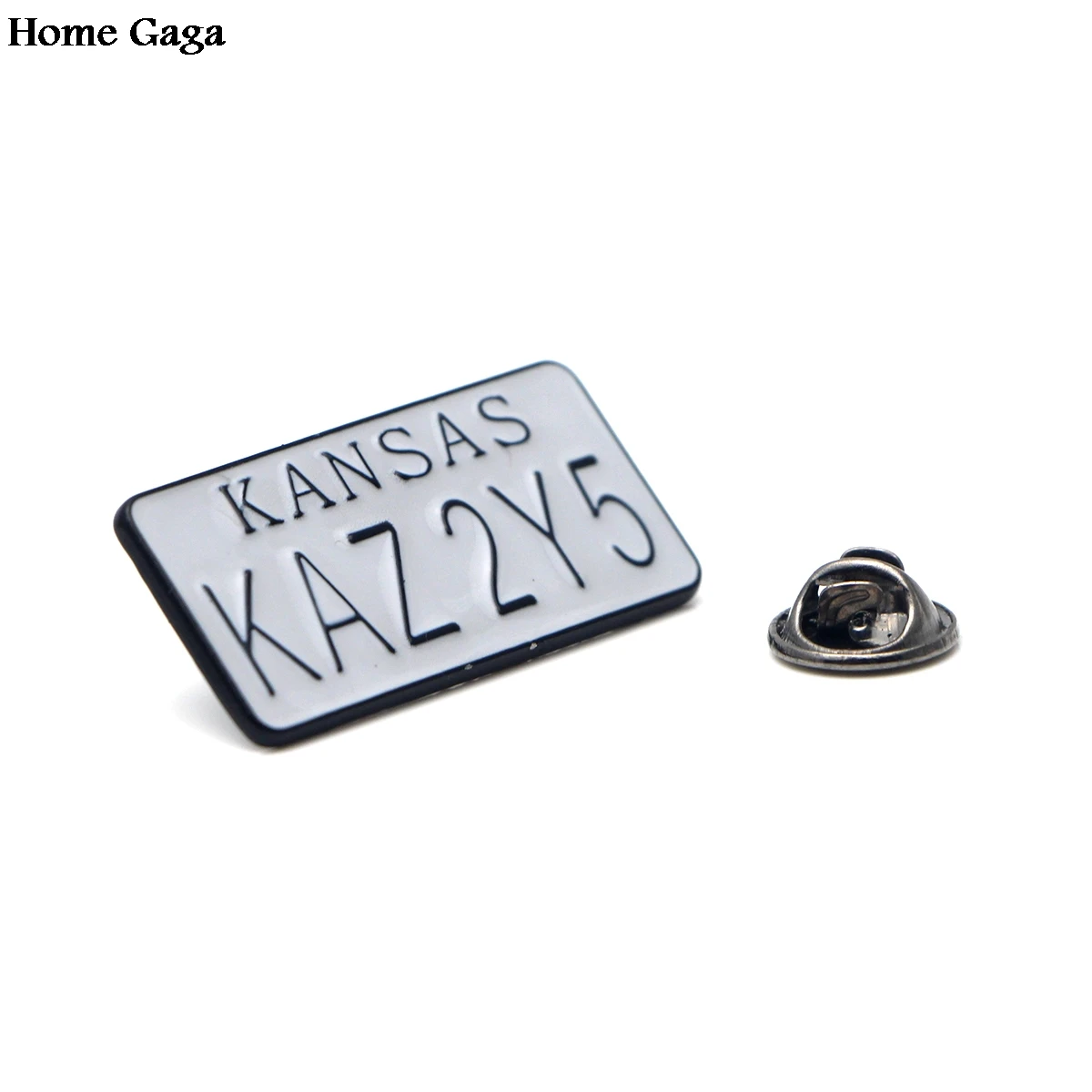 

HomegagaSupernatural License plate brooches for men women pins para backpack pride clothes metal medal for bag shirt badge D0906