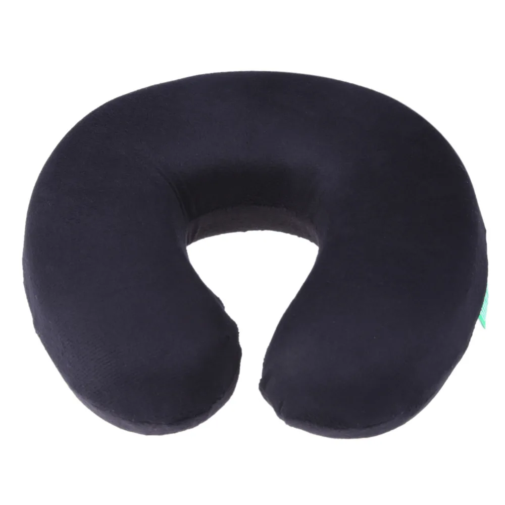 

Soft U Shaped Memory Foam Travel Neck Pillow Slow Rebound Neck Pillow for Office Flight Traveling Pillows Head Rest Cushion