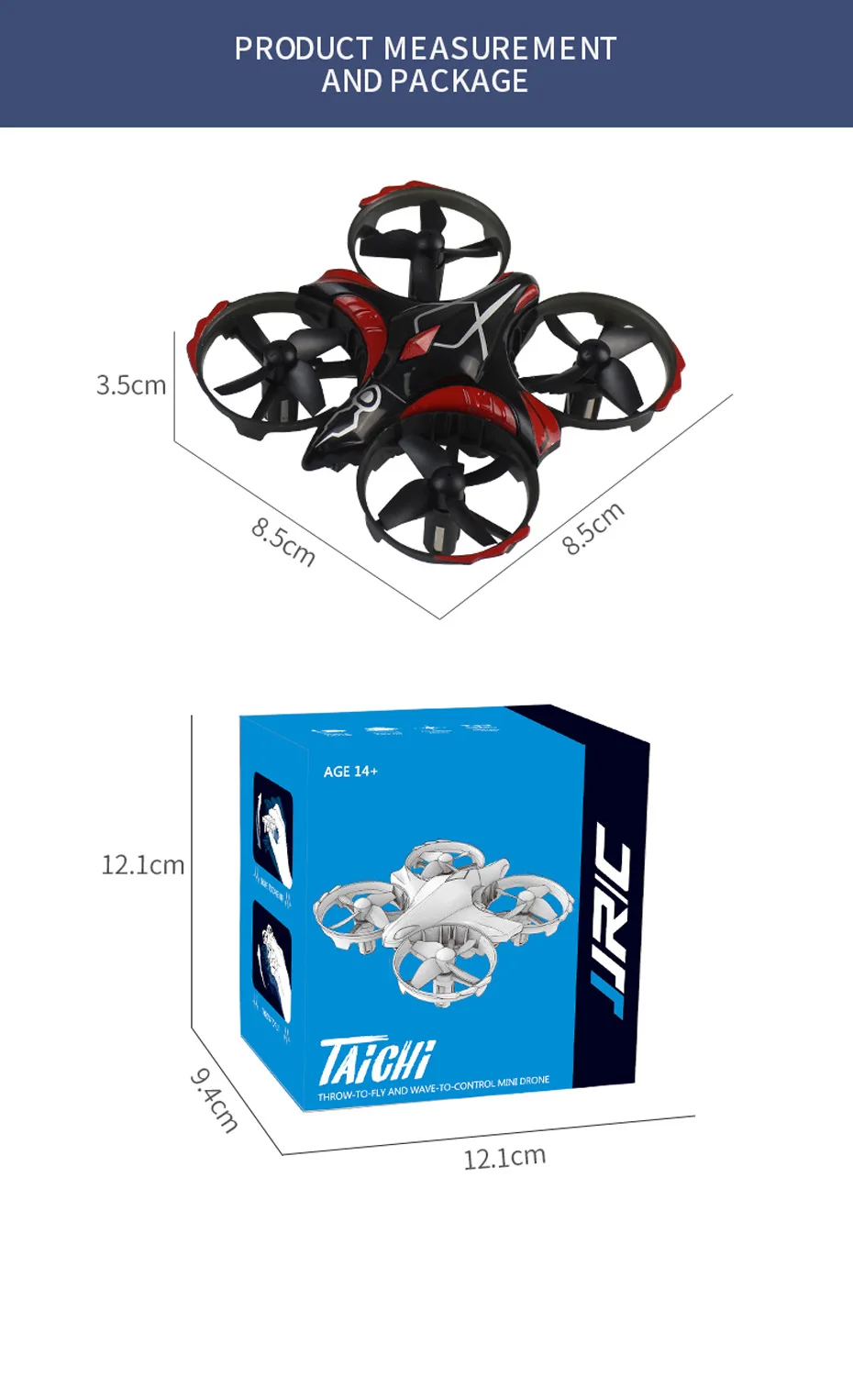 JJR/C JJRC H56 микро Квадрокоптер с инфракрасным датчиком мини-Дрон Квадрокоптер радиоуправляемые игрушки VS JJRC H36 режим управления жестами