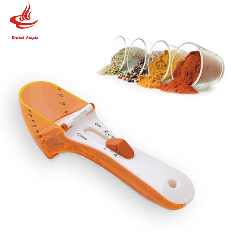 Adjustable Measuring Spoon Plastic powder measuring cup with Scale 5ml