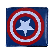 Кожаный короткий кошелек с героями мультфильмов для студентов, мальчиков, девочек, мужчин, маленький кошелек для монет, мультипликационный портфель Carteira portamonete