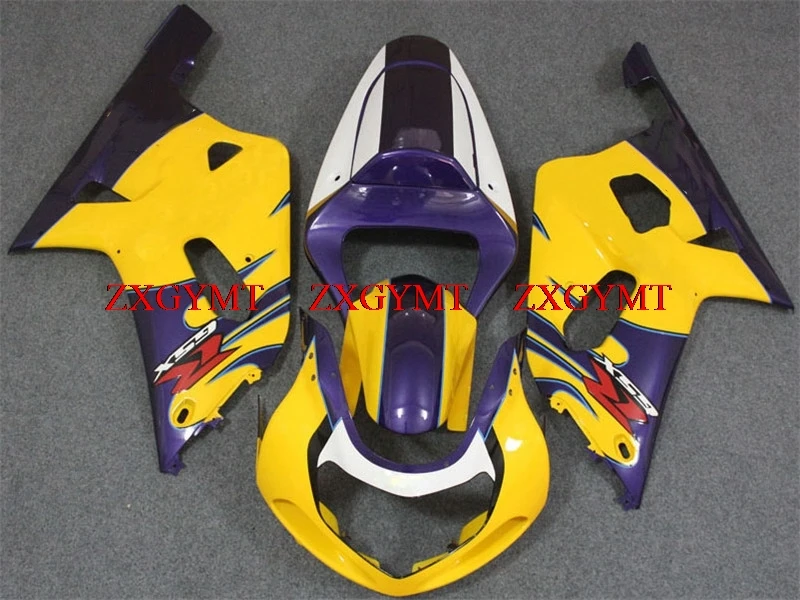 

Body Kits for GSX R 600 750 1000 2000 - 2003 K1-2 Fairing Kits GSX R 600 750 1000 03 02 Yellow Black 2001
