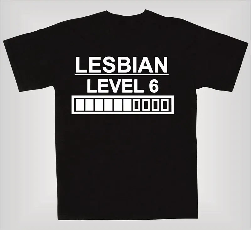 Cool Tees Short Zomer O-Neck Lesbian Level T Shirts For Men
