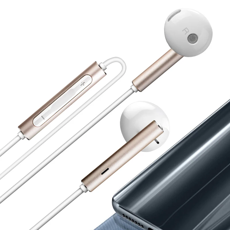 Huawei AM116 наушники с микрофоном Регулятор громкости динамик металлическая гарнитура для huawei P9 Lite P10 Plus mate 7 8 9 lite 5X 6X V9 XIAOMI