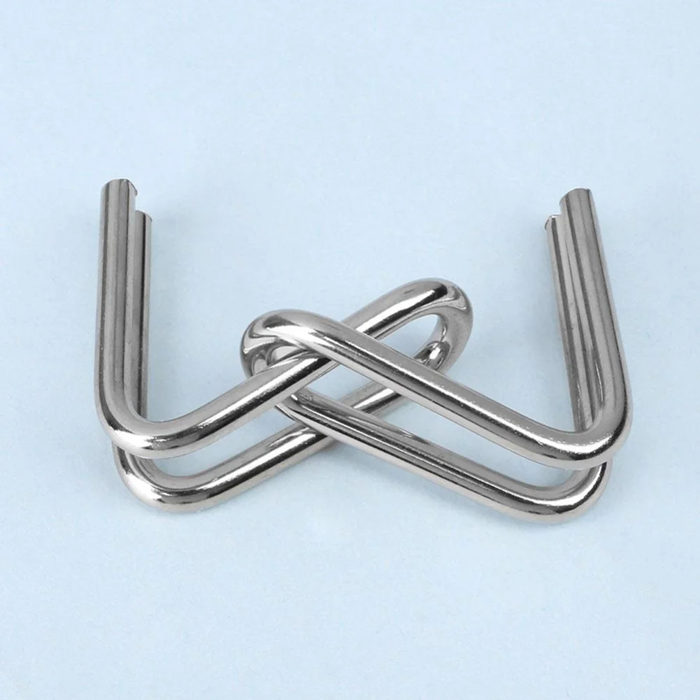 8 Pcs/set Montessori Metal Puzzle for Adult Wire Baby IQ Mind Brain Teaser Toys Training Educational Toy Kid Stress Reliever Toy