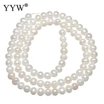 

Cultured Potato Freshwater Pearl Beads Natural White 4-5mm Approx 0.8mm