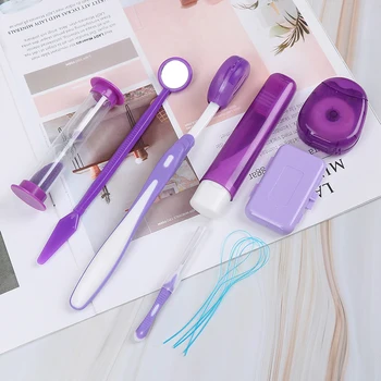 

1 Set Toothbrush Interdental Brush Dental Orthodontic Braces Brackets Oral Care Suite Cleaning Complete Kit Oral Hygiene Supply