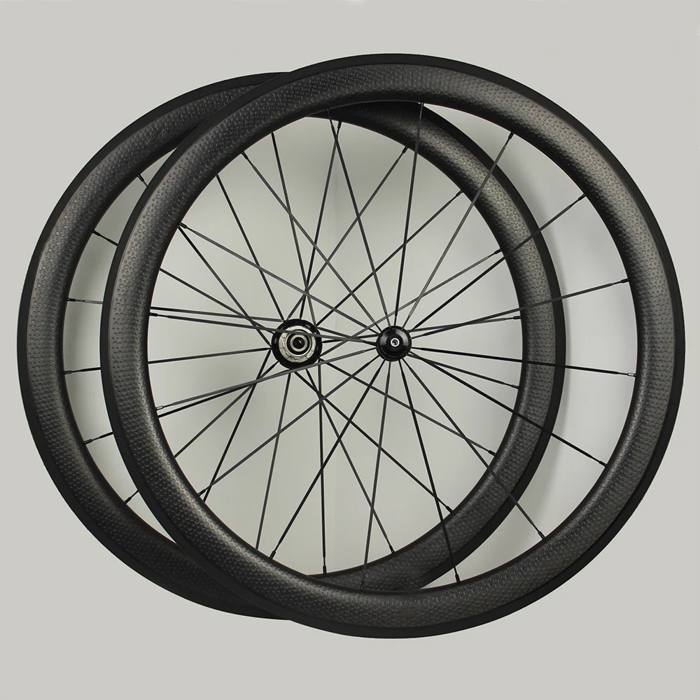 chinese cheap free ship carbon wheels 50*25mm ERD 538.4mm 20/24 holes