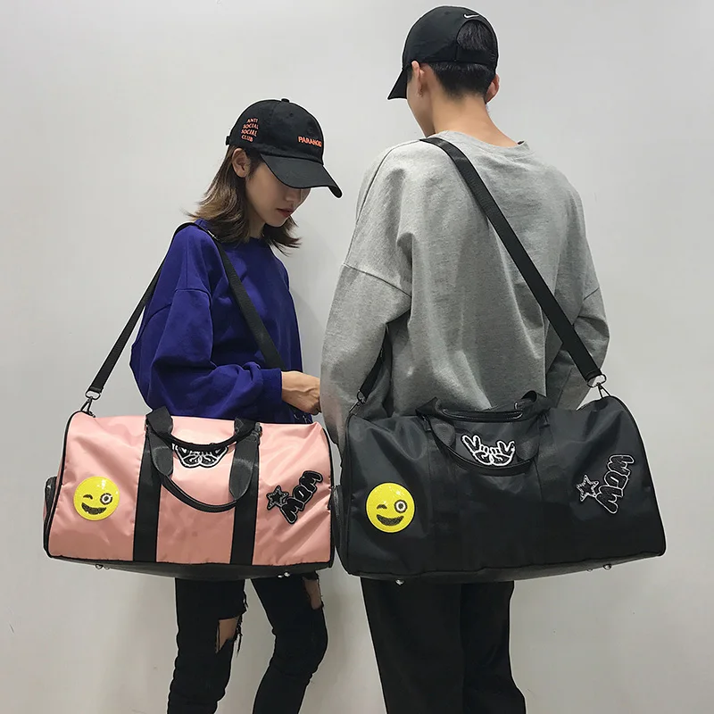 

Nylon Women Travel Bags Large Capacity Men Vs Luggage Travel Duffle Bags New Arrival Men's Casual Portable Shoulder Pink Bags