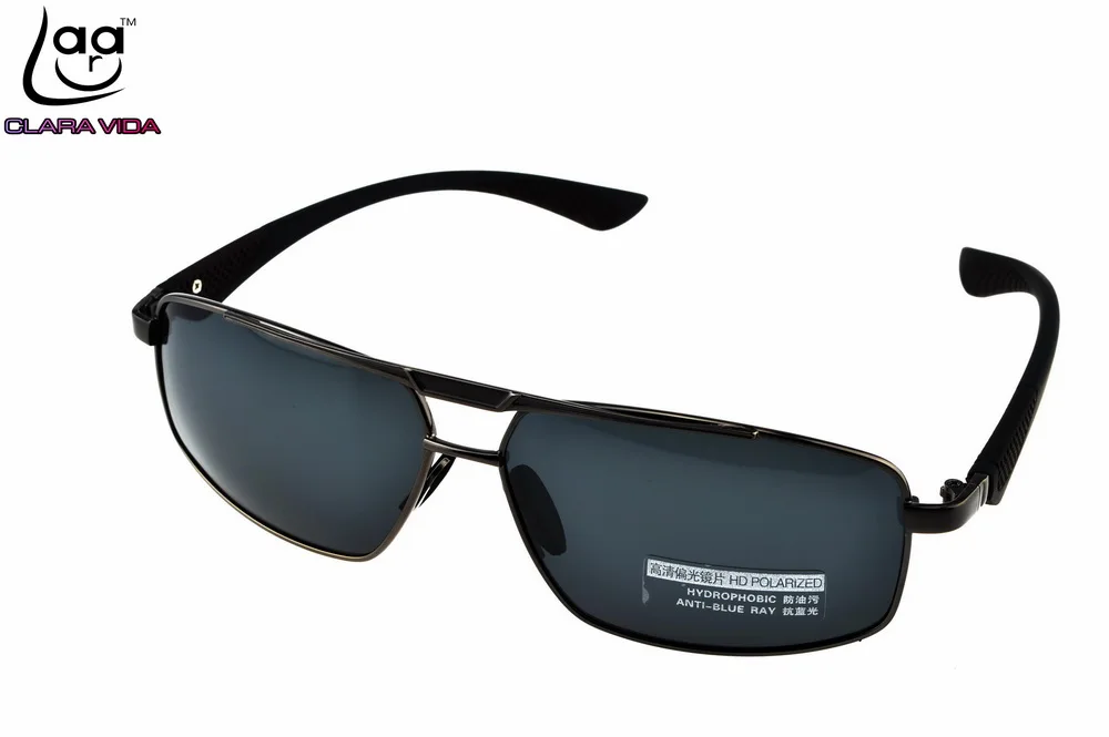 

=CLARA VIDA= Custom Made Nearsighted Minus Prescription Polarized Sunglasses TR90 Leg Rectangle Frame 1 -1.5 -1.75 -2 -2.5 To -6