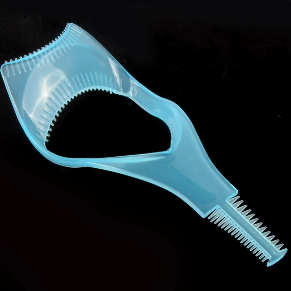 

1pc 3 in1 Eyelash Brush Curler Mascara Applicator Guide Guard Eyelash Comb Cosmetic Brush Curler H6333 P45 New