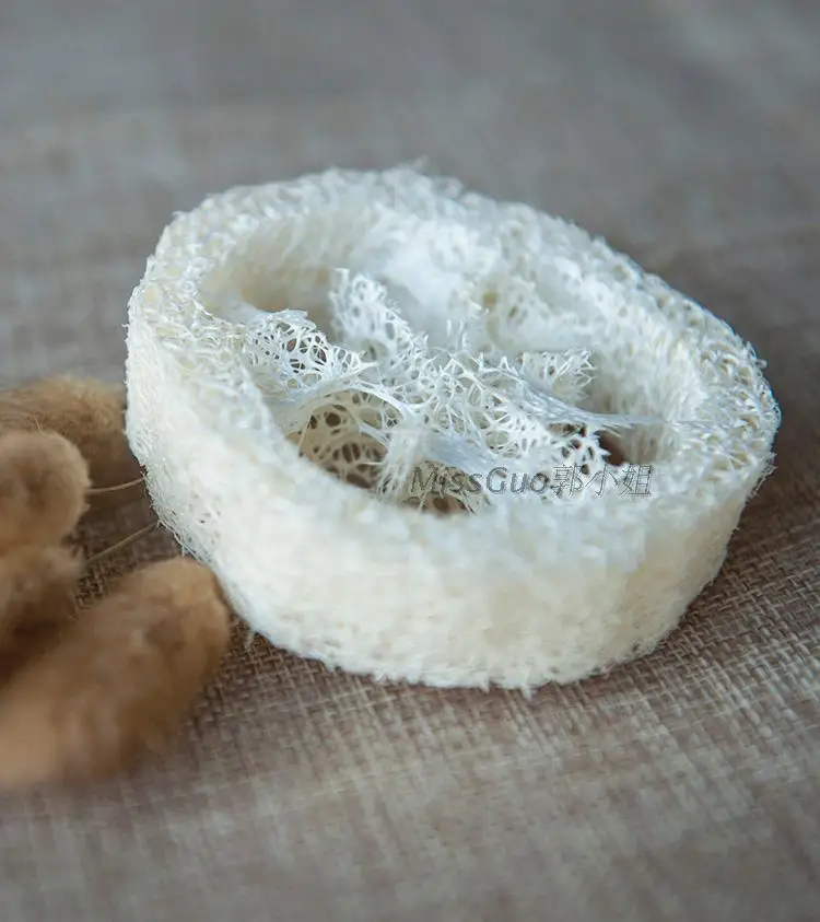 2 см thick3.5-5,5 см в ширину 500 шт/lotnatural люфа Loofa ломтики "сделай сам" для мыла инструменты, Очистительная, губка скруббер Уход за лицом мыльница