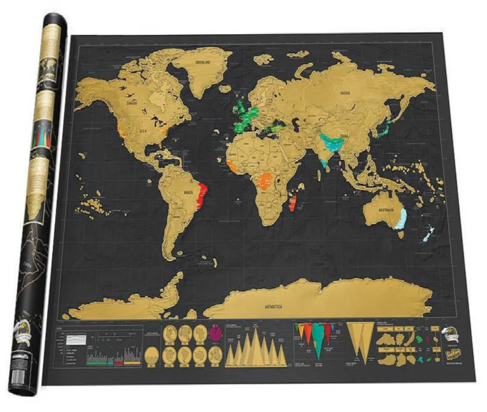 Новинка 83*60 см Роскошная прозрачная карта мира-наклейка для рисования игрушки стираемая карта мира смешные наклейки s и подарки на день рождения для детей