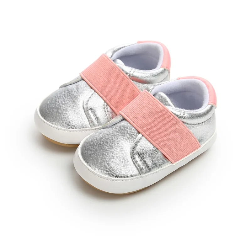Baby Newborn First Walkers Toddler Sneakers Soft Sole Non-Slip Crib Shoes