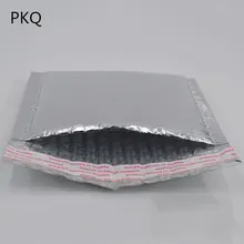 40 шт./лот серебристая алюминиевая фольга сумка-конверт, 8 Размеры водонепроницаемая упаковка мешок/на подкладке с пупырышками Экспресс почтовая программа сумка