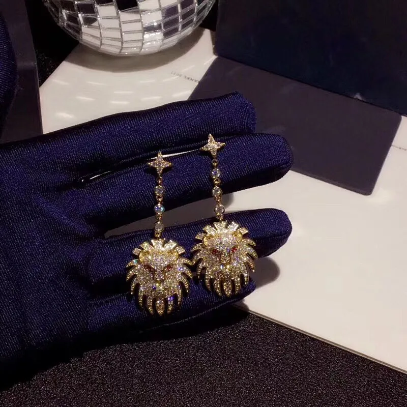 Женские серьги подвески из серебра 925 пробы с фианитом|Серьги-подвески| |