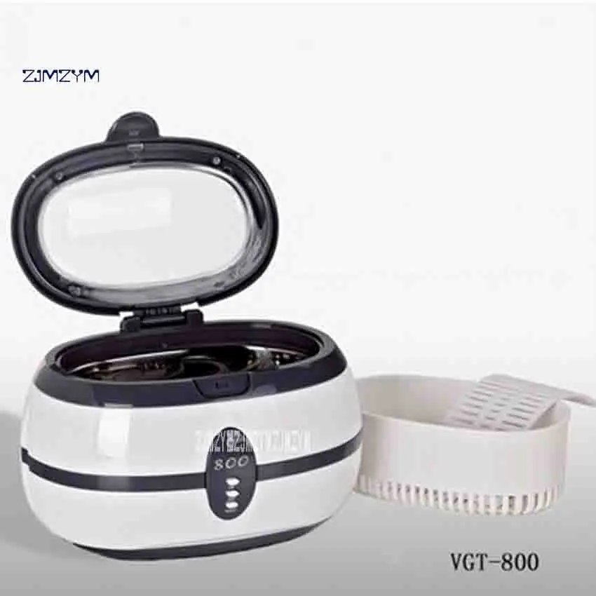 ZJMZYM New Arrival VGT 800 Ultrasonic Cleaning Machine 35W 600ML Home Cleaner Machine For