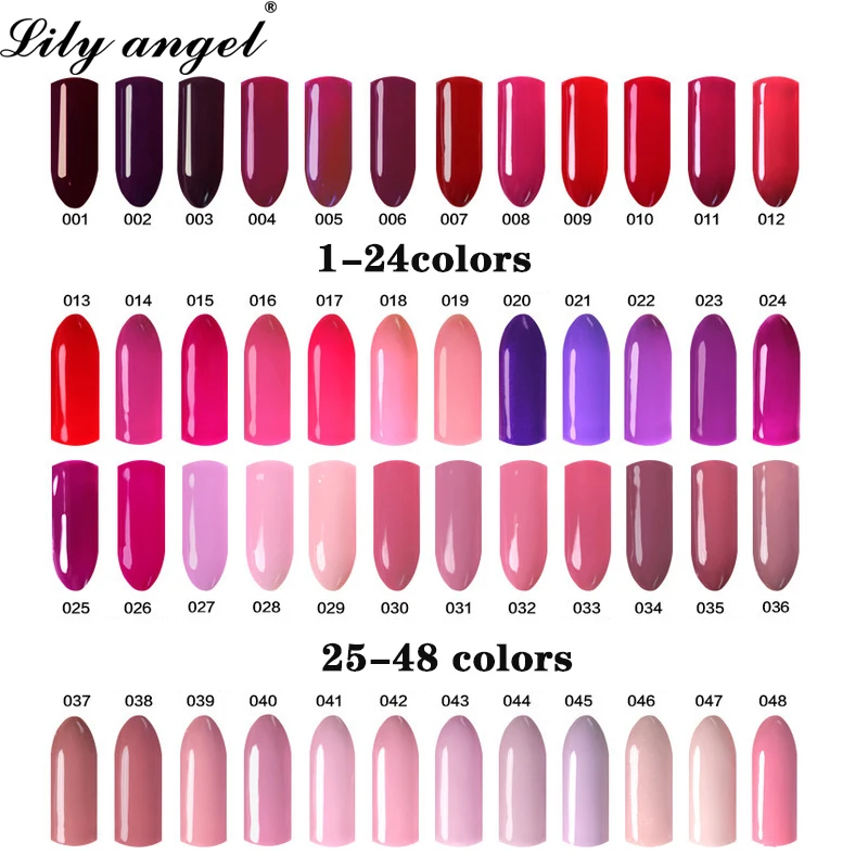 Kit de secador de uñas lirio Ángel 36 W/48 W lámpara LED UV y herramienta de manicura de esmalte de Gel UV kits de uñas de gel de 12 Colores con lámpara