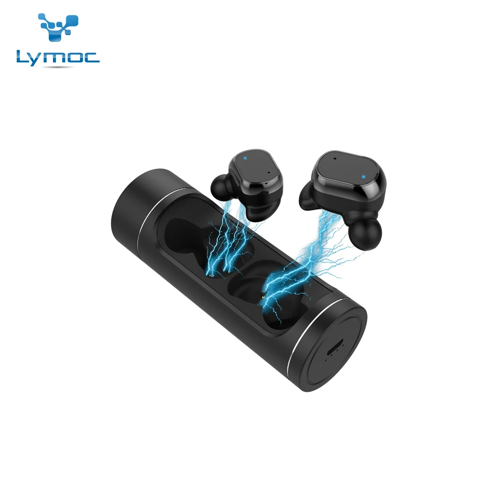 

LYMOC HY8 Wireless Earbuds 5.0 TWS Mini Bluetooth Headset Stereo with Double HD Mic Noise Cancelling for Business/Driving/iPhone