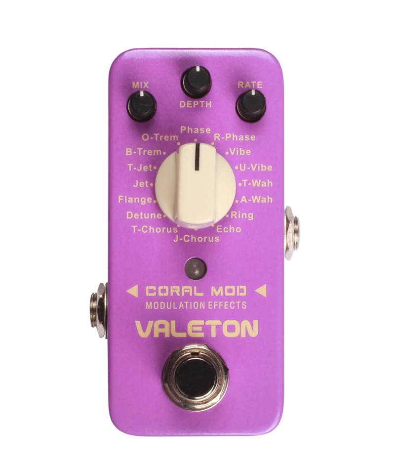 

Valeton Coral Mod Modulation Multi Effects Electric Guitar Pedal